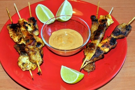 Pałeczki Satay Z Mieszanych Mięs